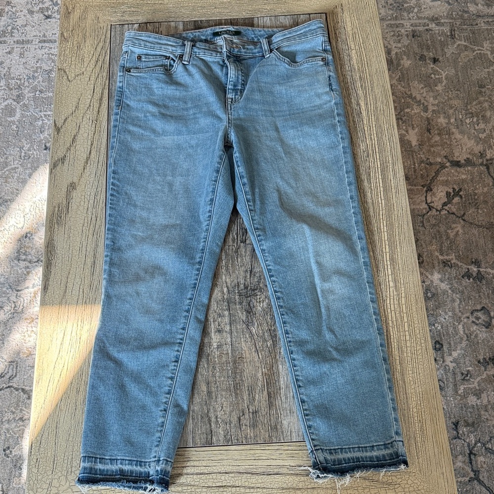 Lauren Ralph Lauren Light Blue Ankle Jeans